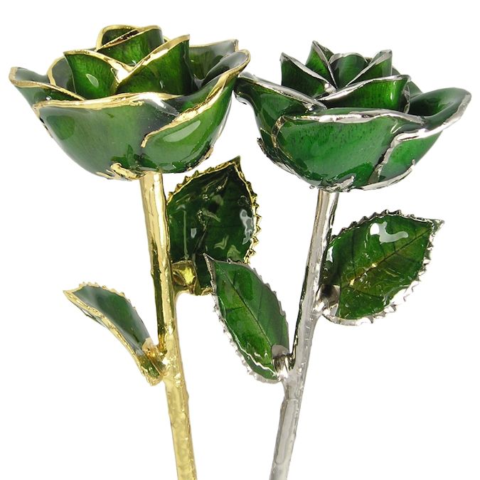 May Birthday Gift: Emerald Preserved Rose