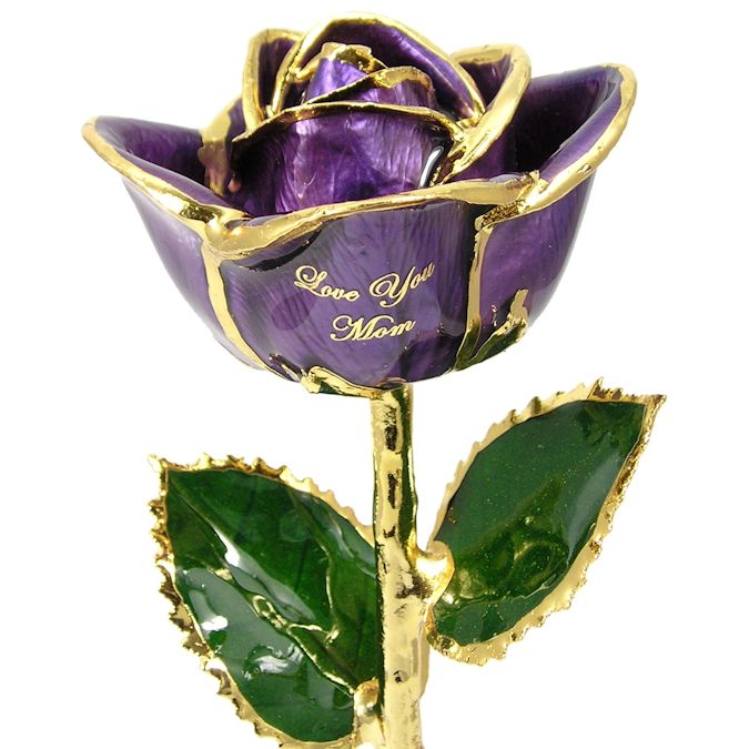 Mother's Day Personalized 11" Preserved Rose Gift